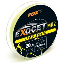 Fox Fir Textil Spod Exocet Galben 300mt - 0,18mm/9,07kg