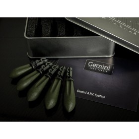 Gemini A.R.C System Leads - Weed Green - Mixt (5buc. - 1x2oz; 1x2,5oz, 1x3oz; 2x3,5oz); (5buc. - 1x56gr.; 1x70gr., 1x85gr.; 2x99gr.)